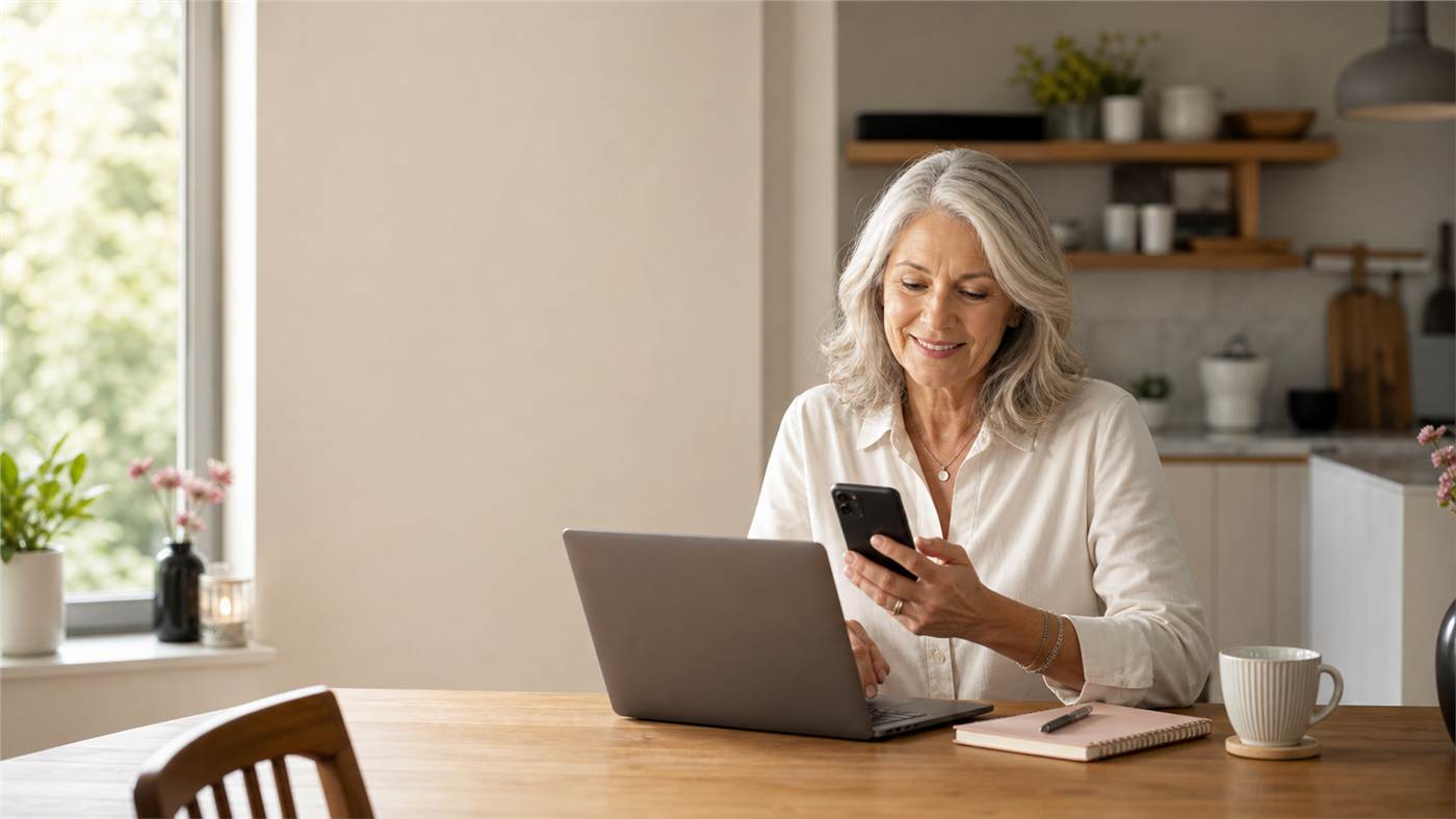 SeniorMatch app preview for mature dating